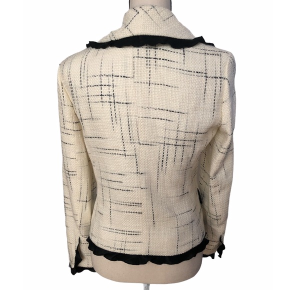 Silk trim blazer 4 | KENNETH COLE NY Blazer with Black Silk Trim | soft - Picture 4 of 11